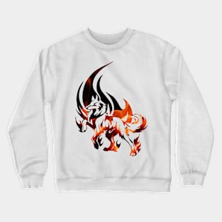 Fire wolf - Fenrir Loki's son Crewneck Sweatshirt